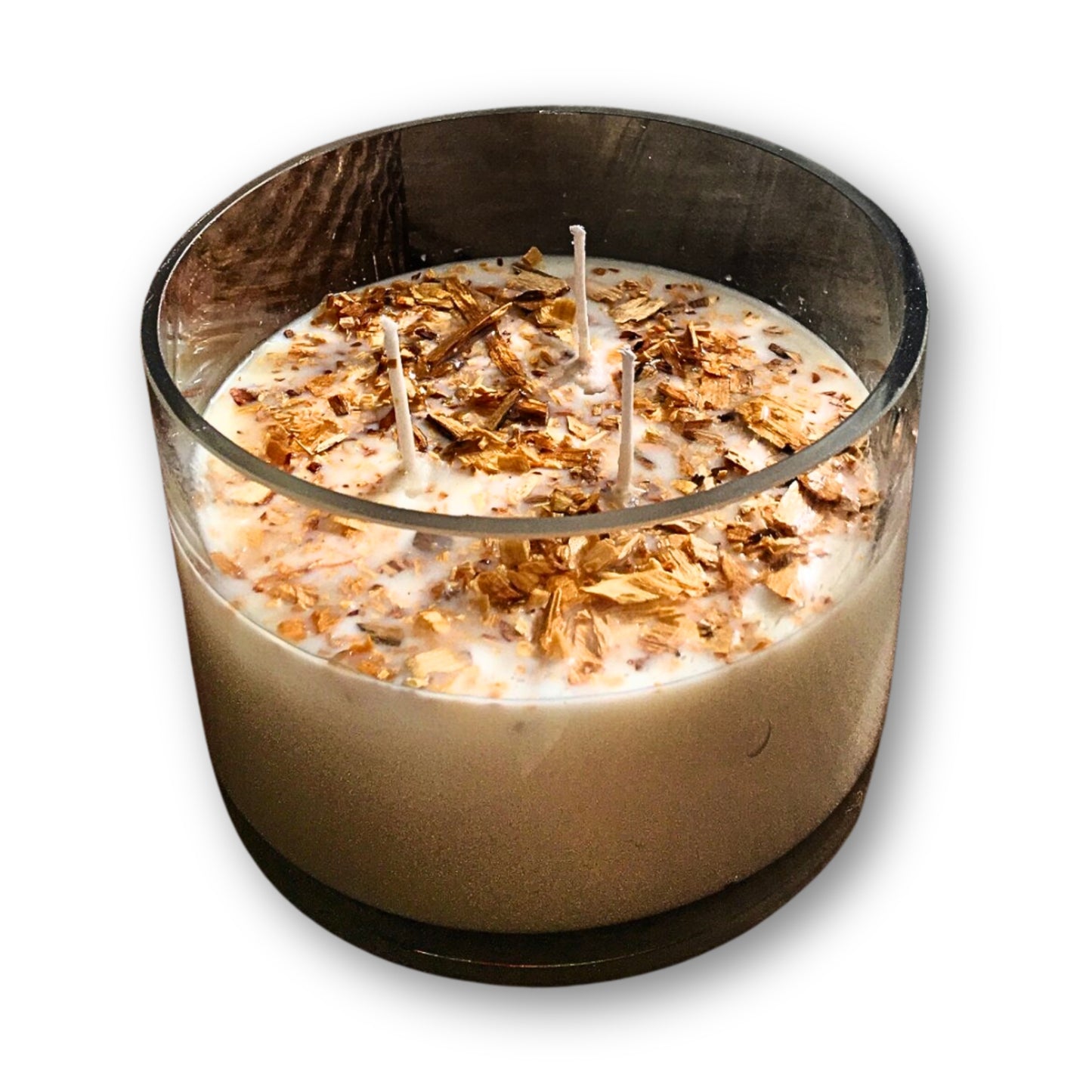 Large 3 wick Palo Santo Aromatherapy Candle