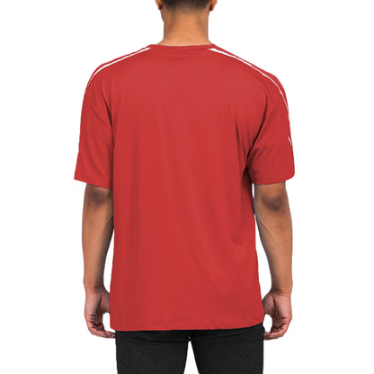 Men's T-shirt and Shorts Set - Red