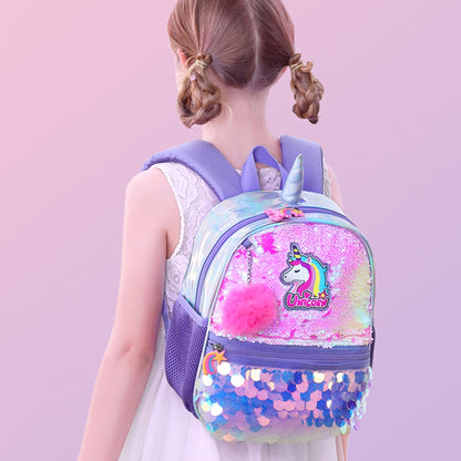 Children's Sequined Unicorn Backpack