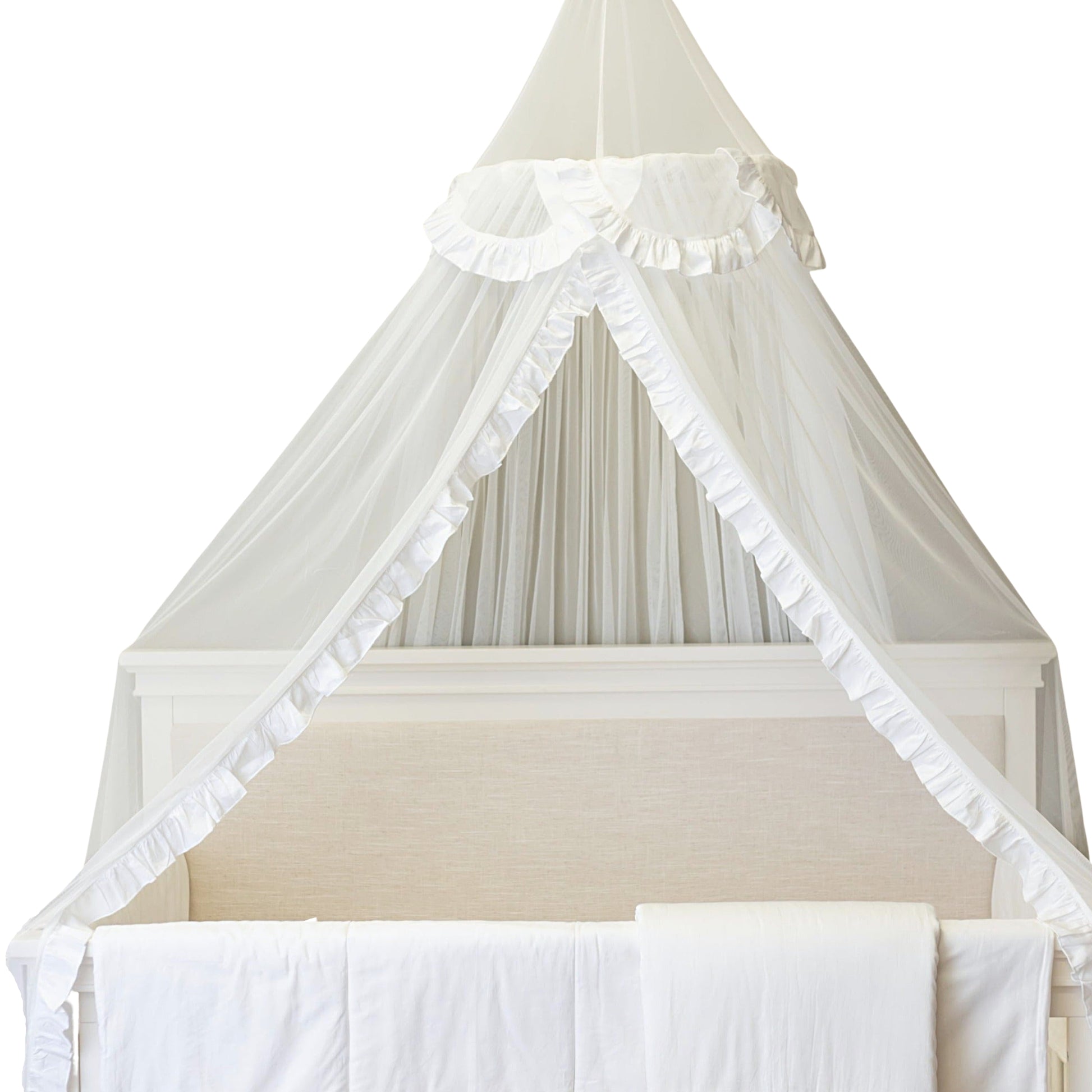 White Tulle Canopy for Nursery
