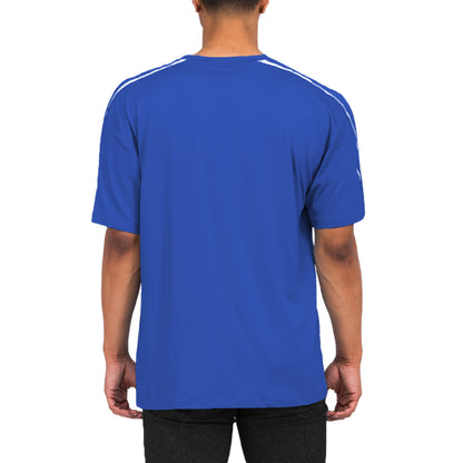 Men's T-shirt and Shorts Set - Royal Blue