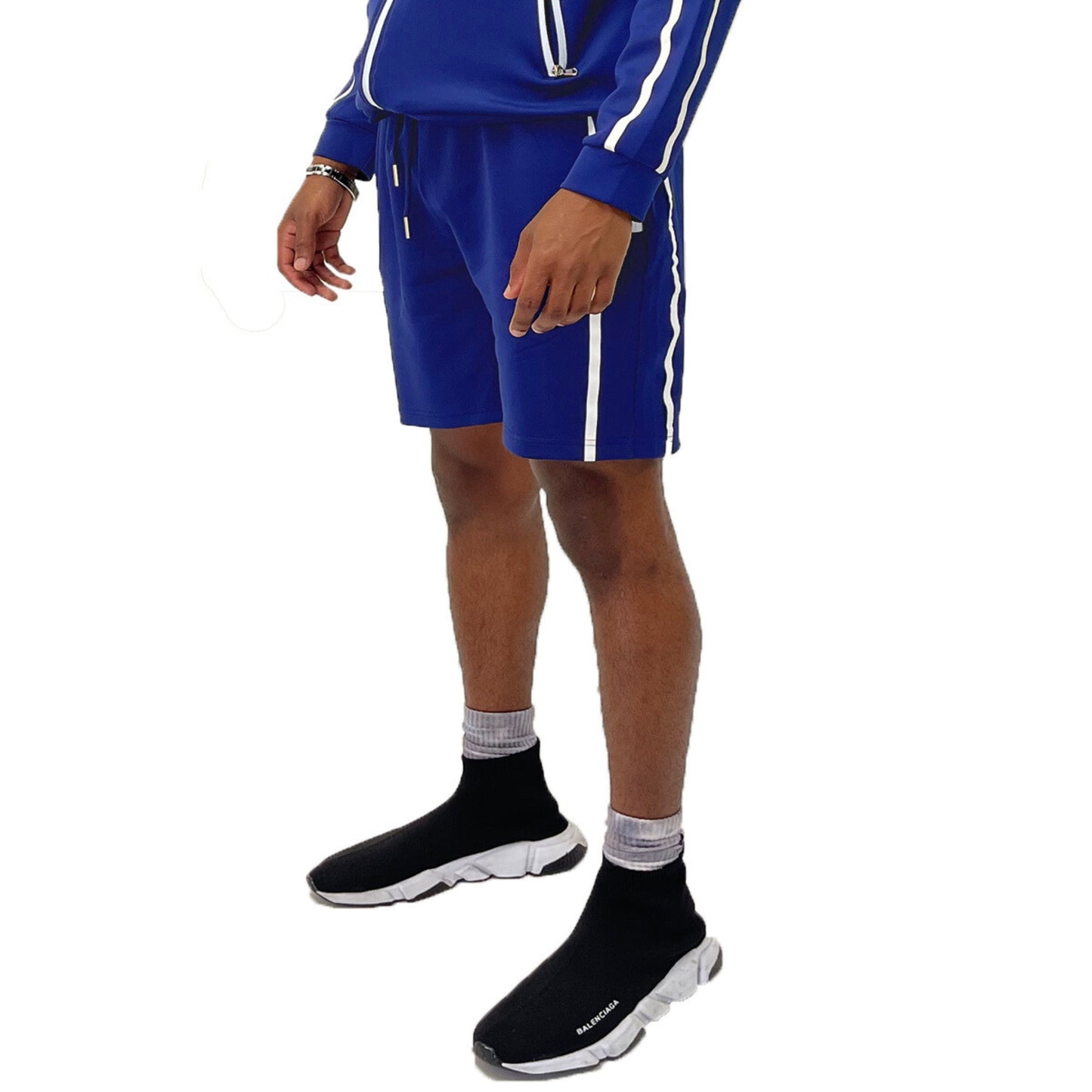 Men's T-shirt and Shorts Set - Royal Blue