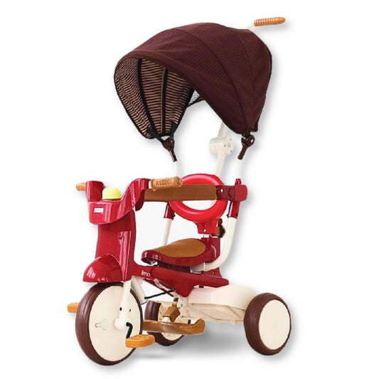 iimo 3-in-1 Foldable Upgraded Tricycle #2 Type SS with Canopy for Toddlers