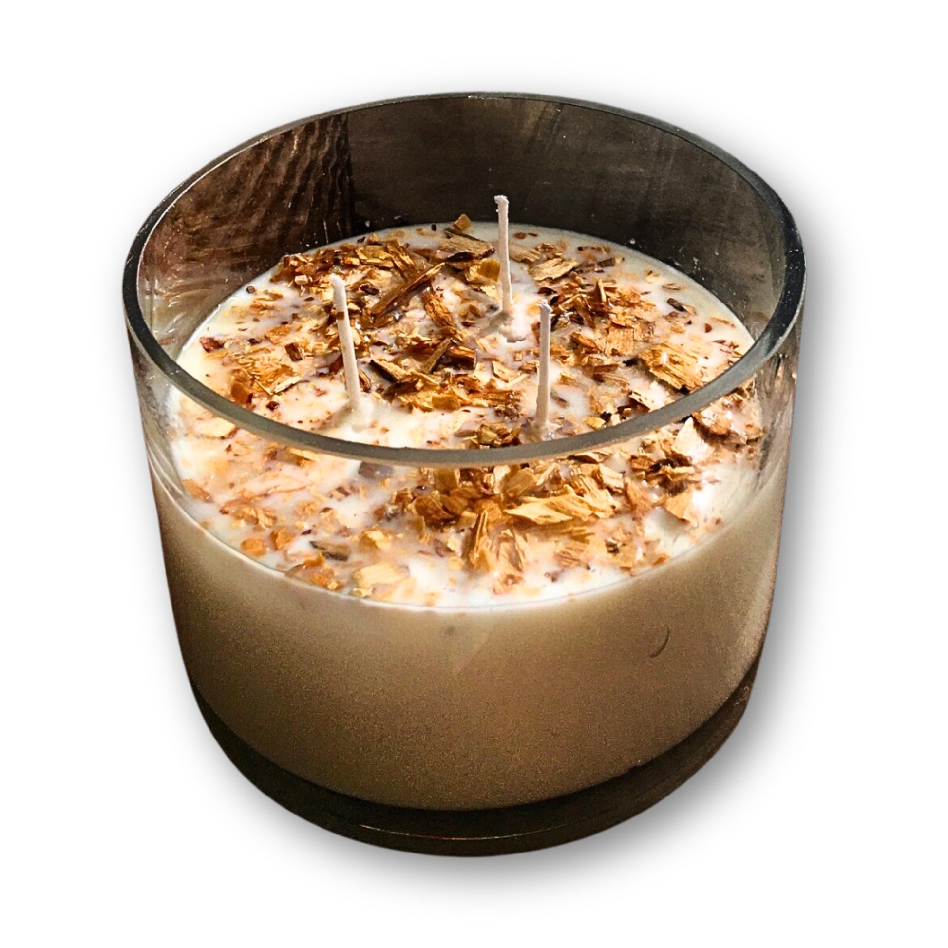 Large 3 wick Palo Santo Aromatherapy Candle