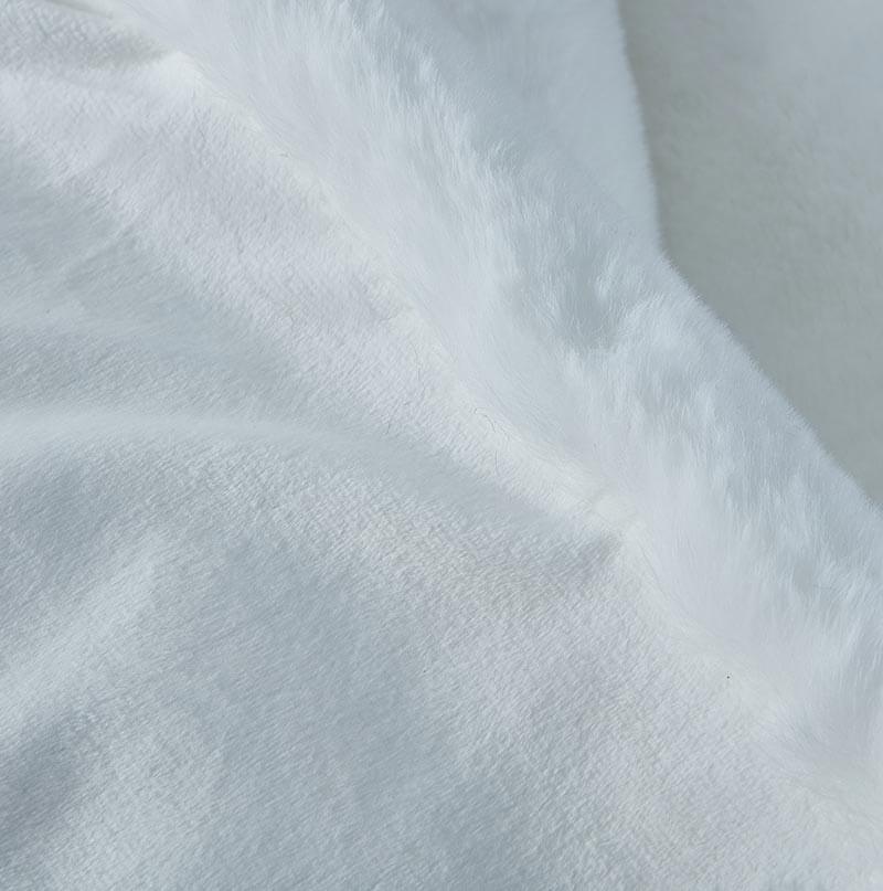 Throw Blanket - Ultra Luxe White Chinchilla Faux Fur