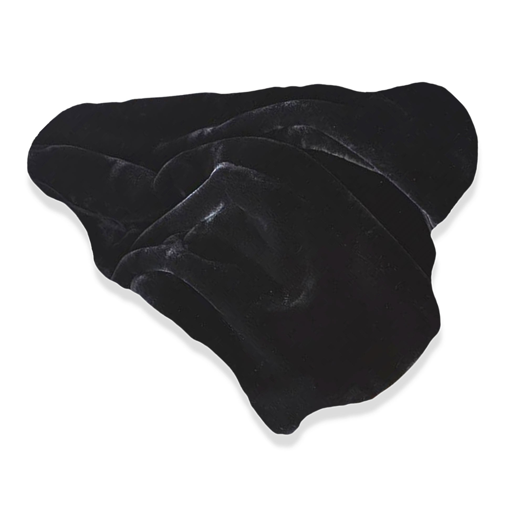 Black Faux Fur Throw