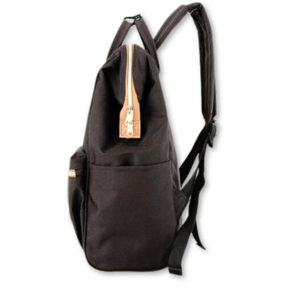 Women's Large Waterproof Backpack with Side Pockets